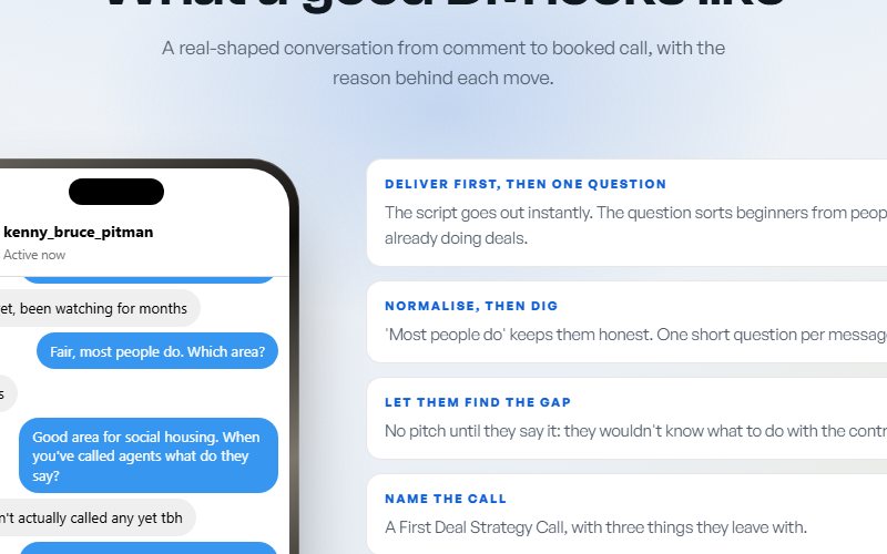 Setter conversation preview